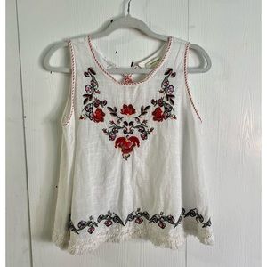 Boho Max Studio tank top size Small EUC